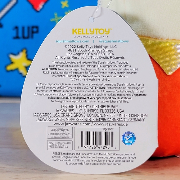 Squishmallow Tovinda the Cat 5" UltraSoft Reese's Peanut Butter Cup Plush NWT - Picture 11 of 11